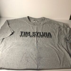 Tim Sylvia the Maine-Iac signed T-shirt